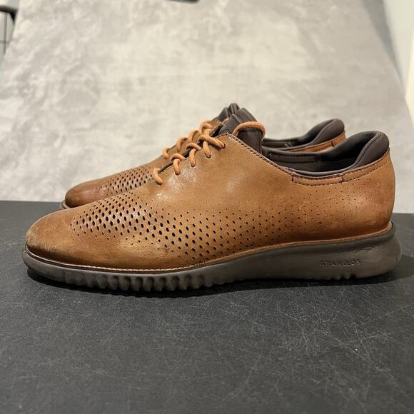 Cole Haan 2.Zerogrand Wingtip Oxford Men\'s 8.5 Brown C25351 Leather Casual Dress main image 6